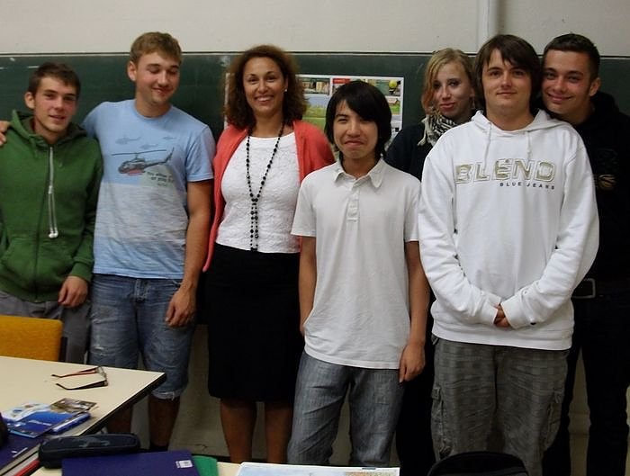 In der zw&ouml;lften Klasse (Foto: privat)