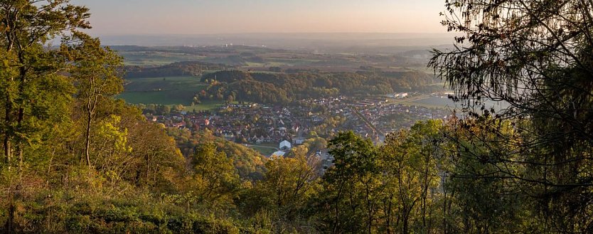 Blick auf Ilfeld von der Wetterfahne aus (Foto: &copy; Andreas Levi � andreas-levi.de)