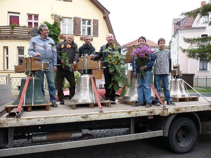 Ankunft der Glocken (Foto: Karl-Heinz Herrmann)