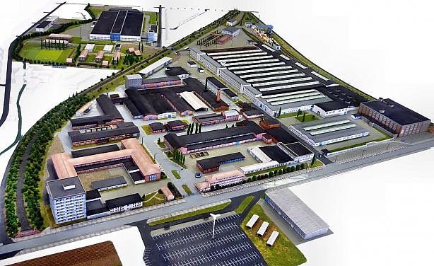 Das IFA-Areal im Modell (Foto: IFA-Museum Nordhausen)