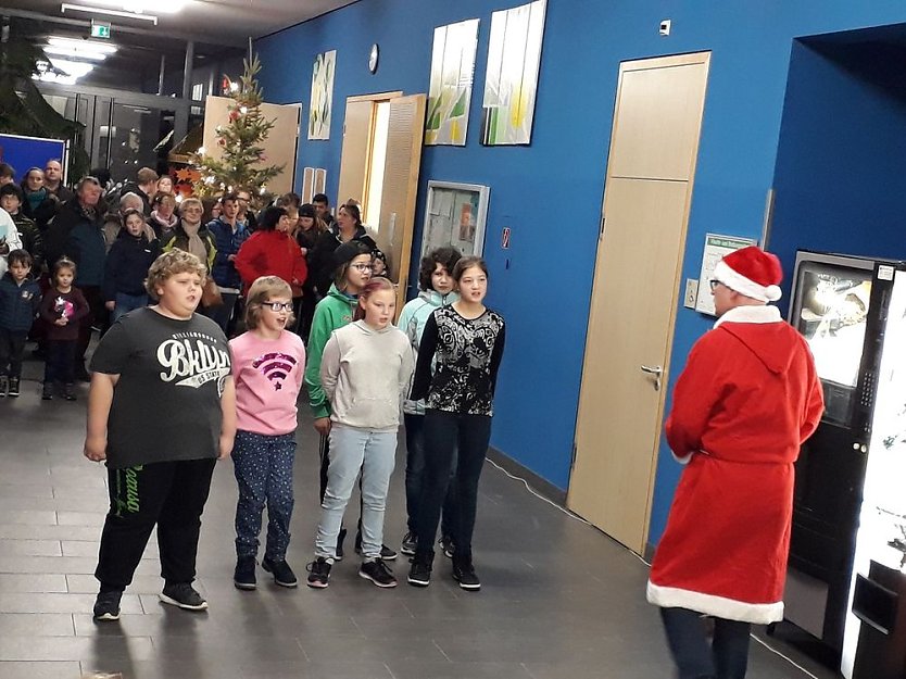 In Bad Frankenhausen steppte Weihnachtsmann (Foto: RS Gagarin)