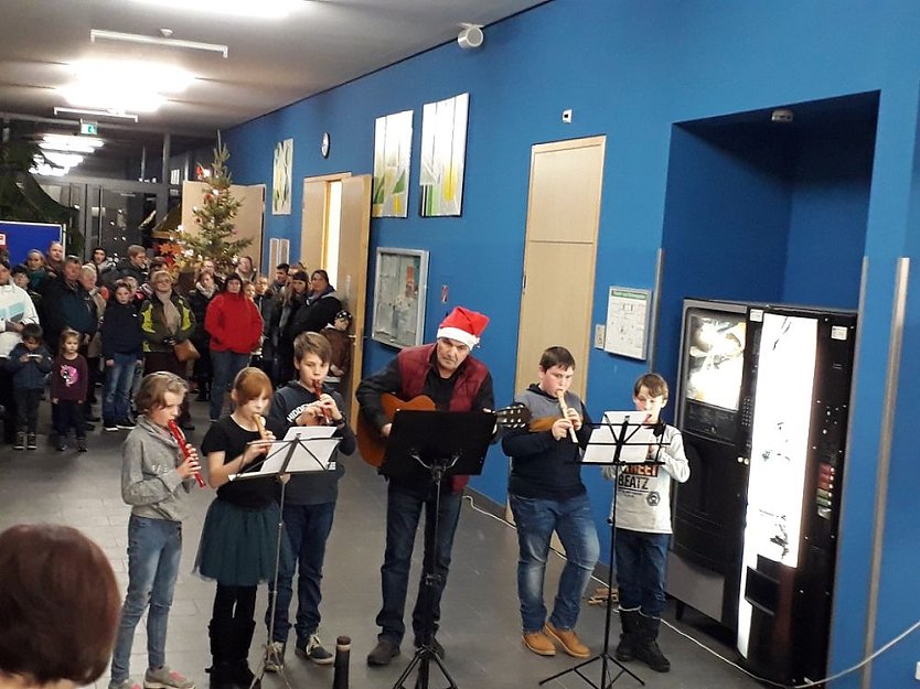 In Bad Frankenhausen steppte Weihnachtsmann (Foto: RS Gagarin)