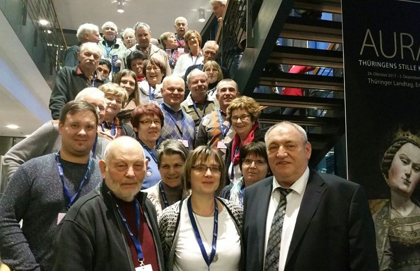 Zu Besuch im Th&uuml;ringer Landtag (Foto: privat)