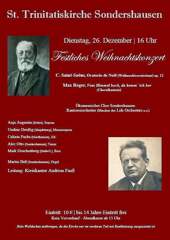 Festliches Weihnachtskonzert (Foto: Andreas Fau&szlig;)