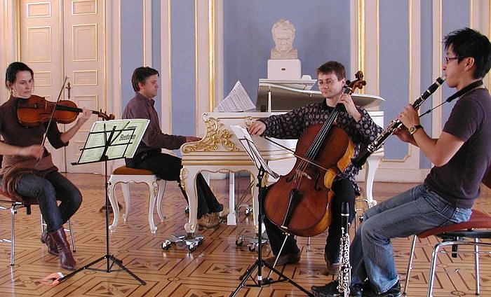 Bei der Probe (Foto: I. K&uuml;hn)