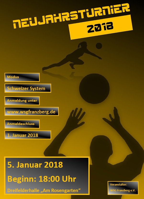 Neujahrsturnier im Volleyball (Foto: privat) Neujahrsturnier im Volleyball (Foto: privat)