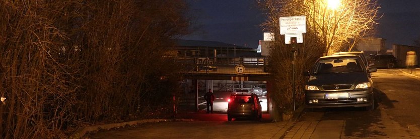 Parkdeck abgesperrt (Foto: nnz)