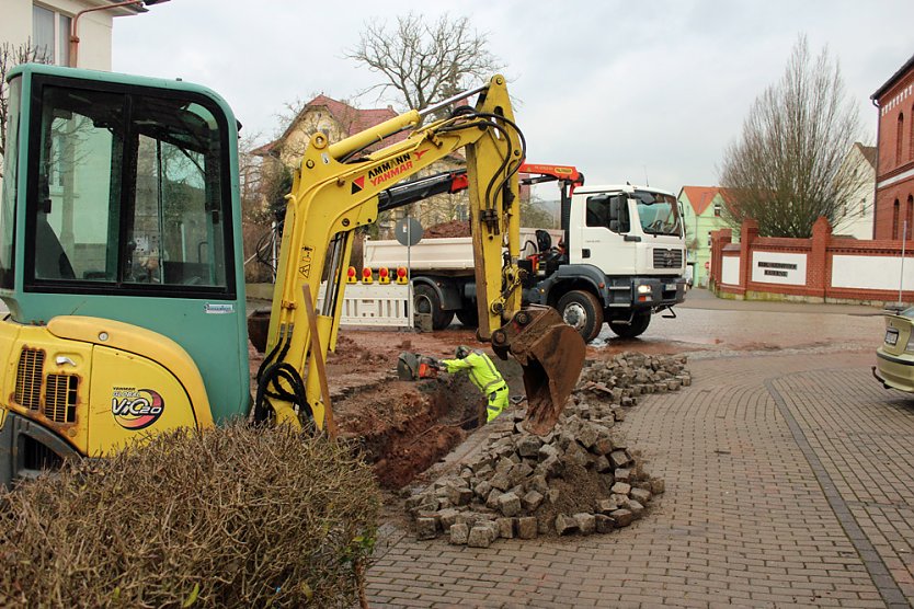 Hafermalz-Stra&szlig;e gesperrt (Foto: Karl-Heinz Herrmann)