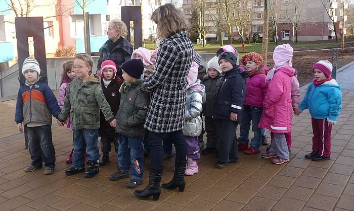 In die Erde gestochen (Foto: nnz) In die Erde gestochen (Foto: nnz)