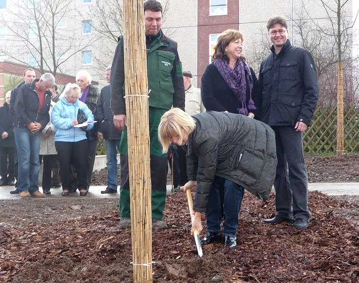 In die Erde gestochen (Foto: nnz) In die Erde gestochen (Foto: nnz)