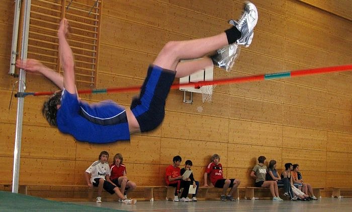 Hochgesprungen (Foto: privat)