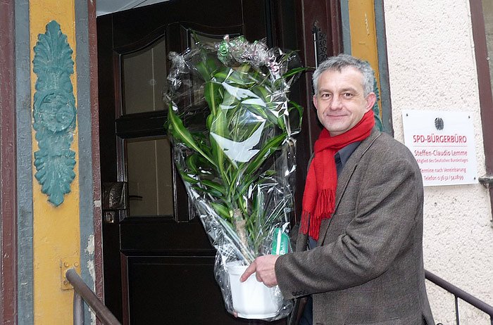 Er&ouml;ffnung B&uuml;rgerb&uuml;ro Steffen Lemme (Foto: Karl-Heinz Herrmann)