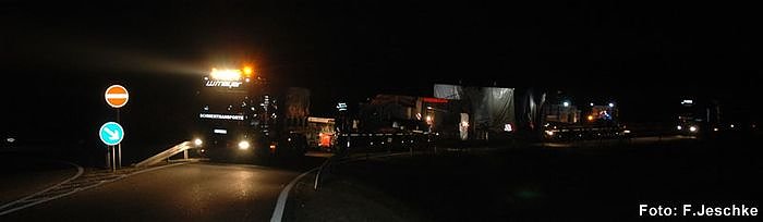 400 Tonnen unterwegs (Foto: F. Jeschke)