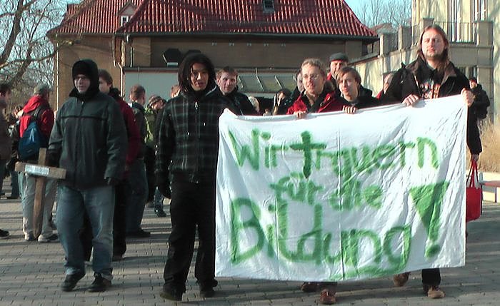 Trauermarsch in Nordhausen (Foto: nnz)