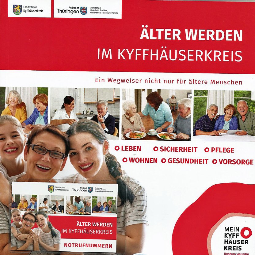 Neue Brosch&uuml;re zum &Auml;lter werden (Foto: Landratsamt Kyffh&auml;userkreis)