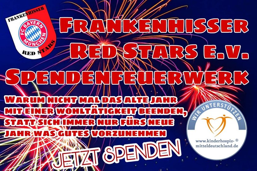 An die Menschen in unserer Region (Foto: Frankenhisser Redstars)