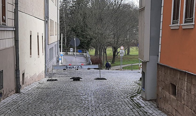 Ver&auml;nderte Verkehrsf&uuml;hrung in Sondershausen (Foto: Karl-Heinz Herrmann)