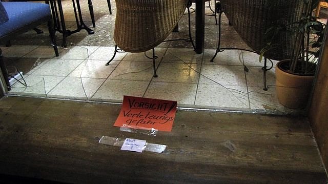 Anschlag auf Welt-Laden (Foto: privat)