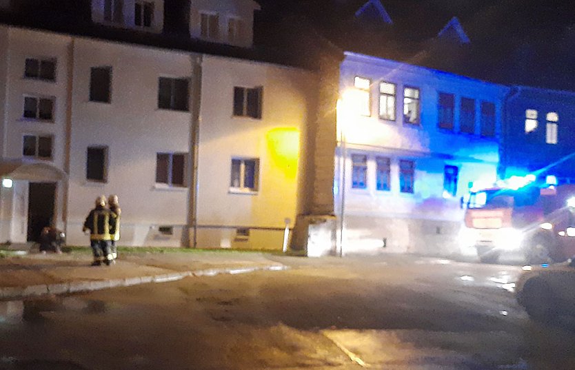 Feuerwehreinsatz in der Silvesternacht (Foto: privat)