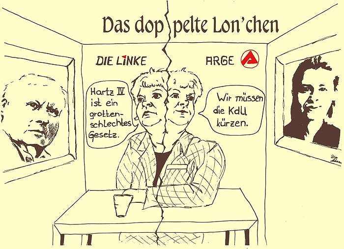 Karikatur (Foto: H. Buntfu&szlig;)