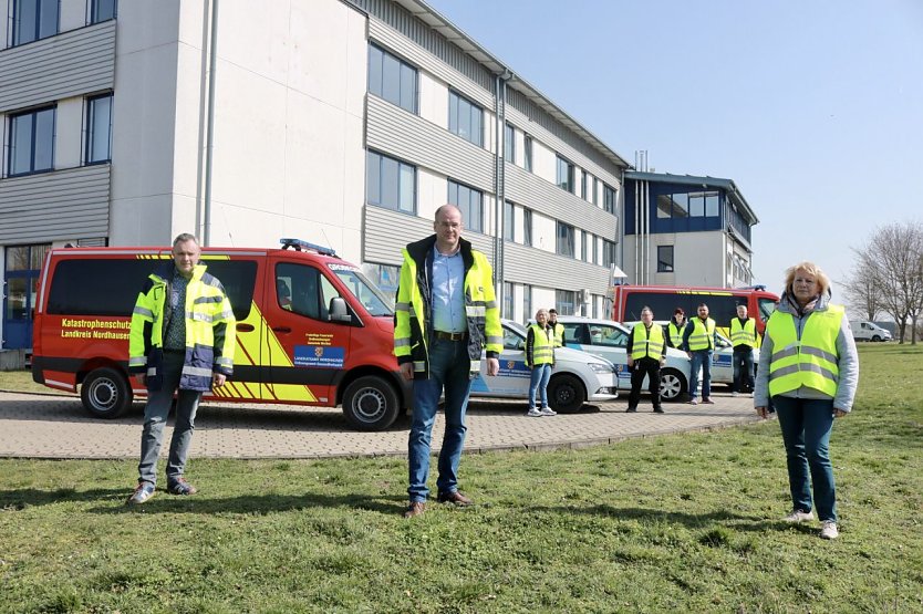 Ab heute sind Verwaltungsmitarbeiter des Landkreises zusammen mit Besch&auml;ftigten der Service Gesellschaft im Landkreisgebiet unterwegs (Foto: Pressestelle Landratsamt Nordhausen)