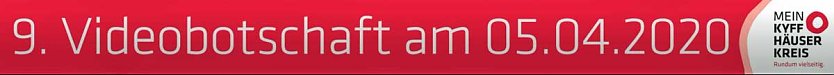 9. Videobotschaft der Landrätin (Foto: Landratsamt Kyffhäuserkreis) 9. Videobotschaft der Landrätin (Foto: Landratsamt Kyffhäuserkreis)