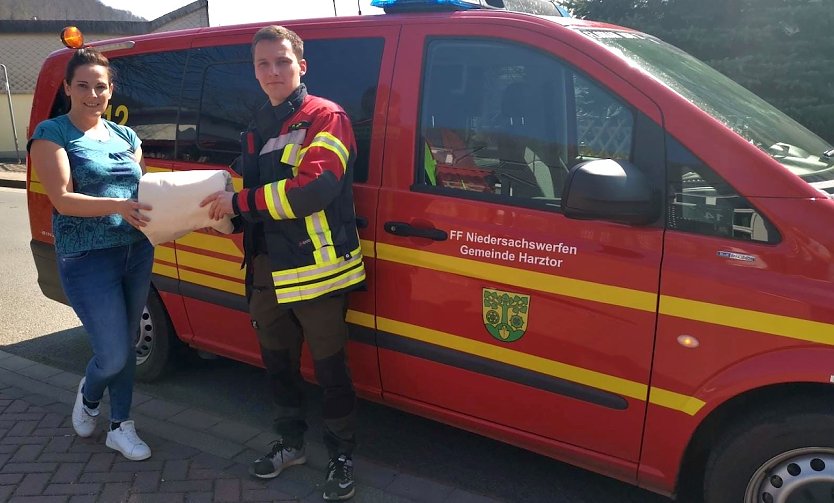 Dank (Foto: Feuerwehr ) Dank (Foto: Feuerwehr )