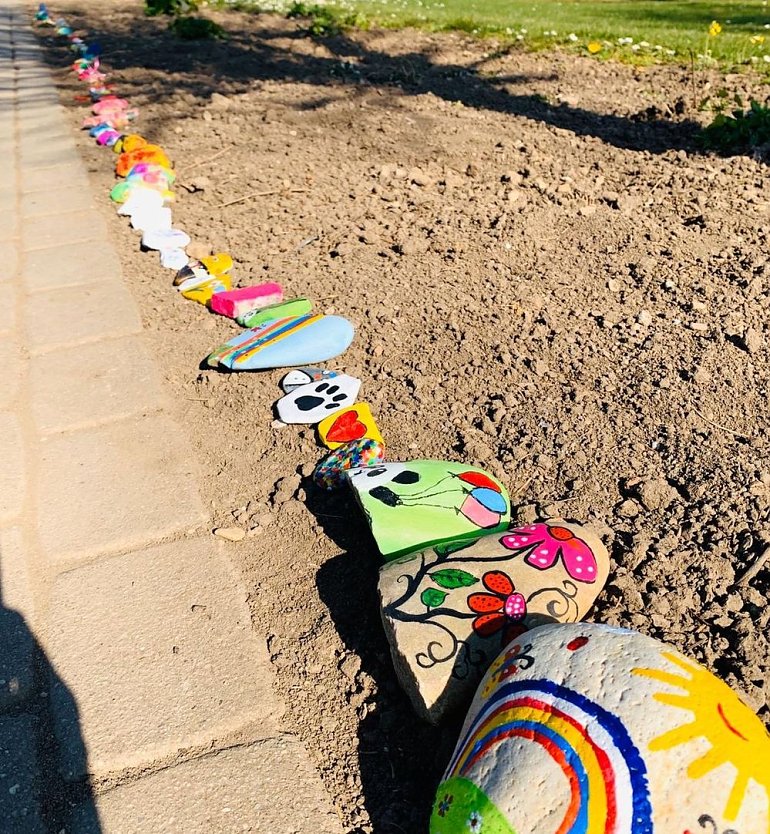 Bad Frankenhäuser waren im Kurpark kreativ (Foto: Stadt Bad Frankenhausen) Bad Frankenhäuser waren im Kurpark kreativ (Foto: Stadt Bad Frankenhausen)