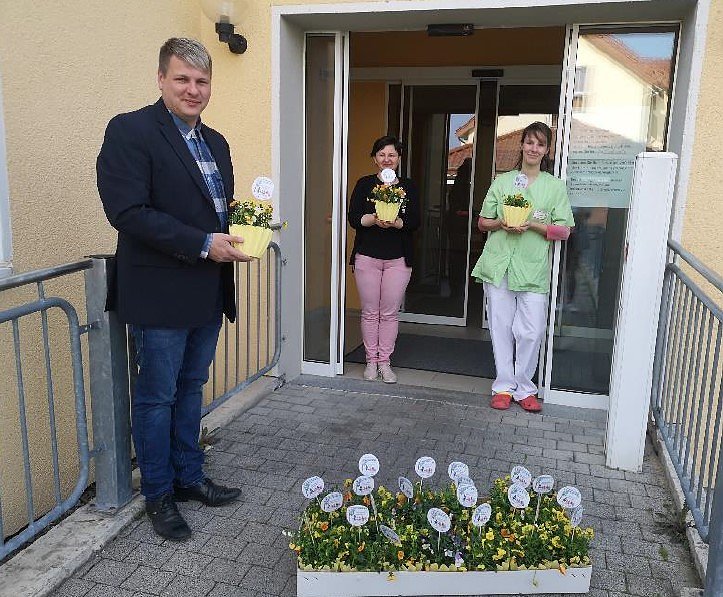 Ein Blumengruß zu Ostern! (Foto: FFB Bad Frankenhausen) Ein Blumengruß zu Ostern! (Foto: FFB Bad Frankenhausen)