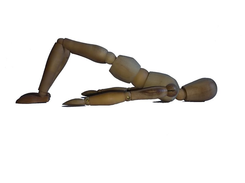 Der einbeinige Beckenlift (Foto: Martin R&auml;cke)