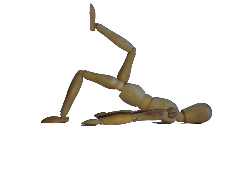 Der einbeinige Beckenlift (Foto: Martin R&auml;cke)