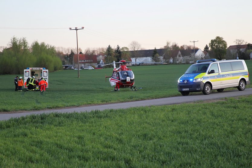 Folgenschwerer Unfall auf der B84 (Foto: Silvio Dietzel)