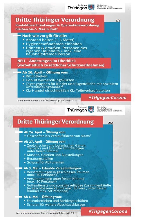 Corona � aktuelle Informationen (Foto: Landratsamt Kyffh&auml;userkreis)