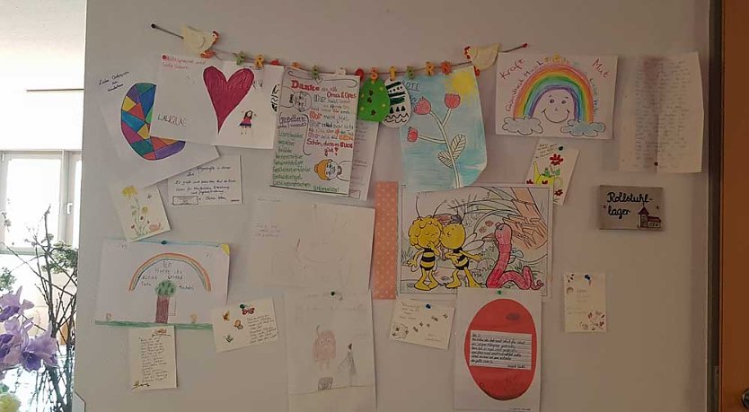 Danke vom Seniorenzentrum "Am Waidhof" (Foto: Novalis Diakoniegesellschaft gGmbH )