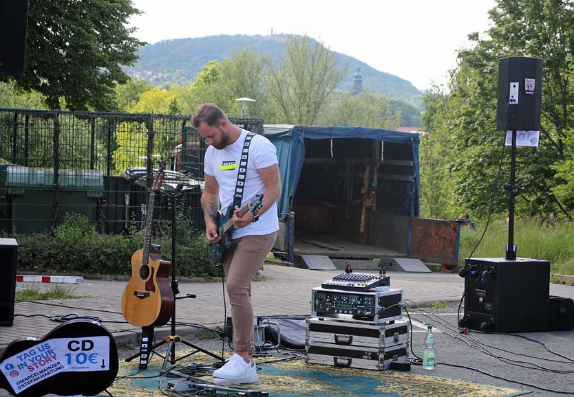 Drittes Hebebühnenkonzert im Östertal (Foto: Karl-Heinz Herrmann)