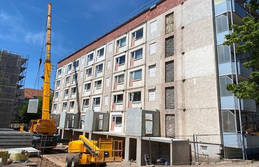 Bauvorhaben wird realisiert (Foto: WBG Südharz)