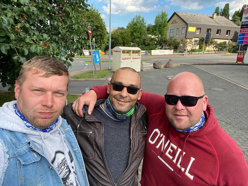 Mit dem Moped nach D&uuml;sseldorf (Foto: privat)