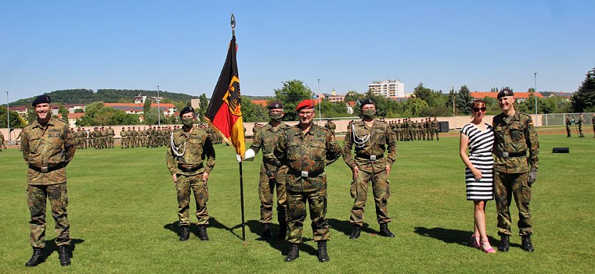 Bei Appell in Sondershausen Kommando über geben (Foto: Karl-Heinz Herrmann)