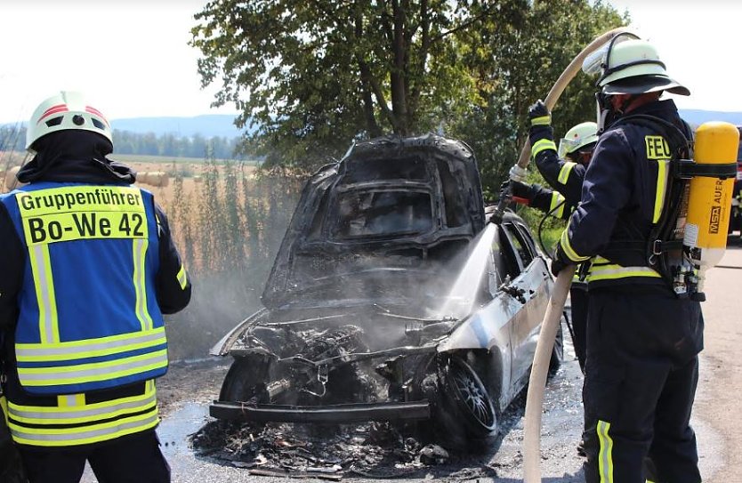 Der Rest vom Auto (Foto: Thomas Müller)