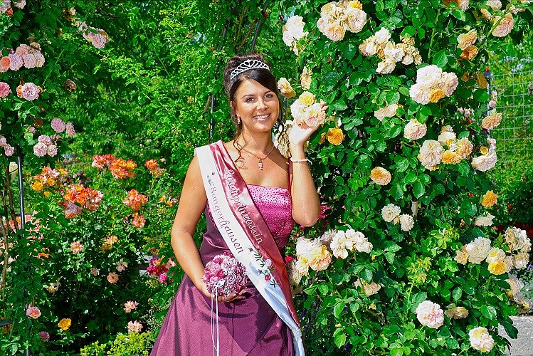 Rosen Prinzessin Angie I.  (Foto: Europa-Rosarium Sangerhausen )