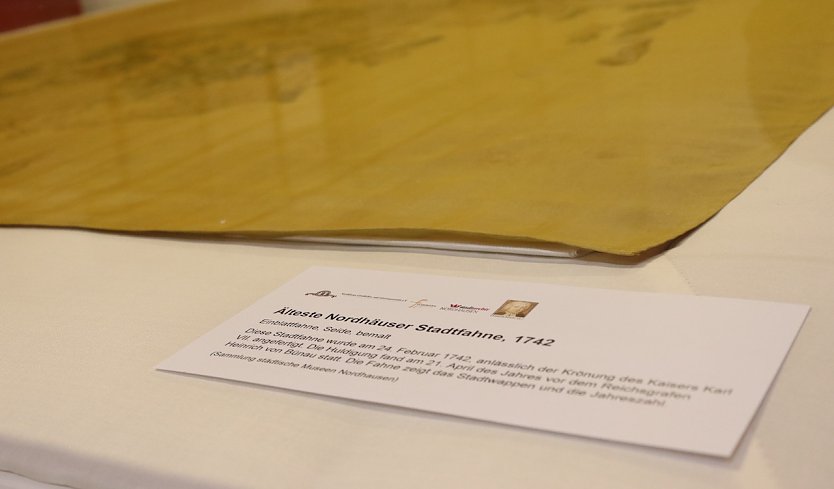 Historische Fahnen aus dem 18. Jahrhundert  (Foto: &copy;Stadtverwaltung Nordhausen)