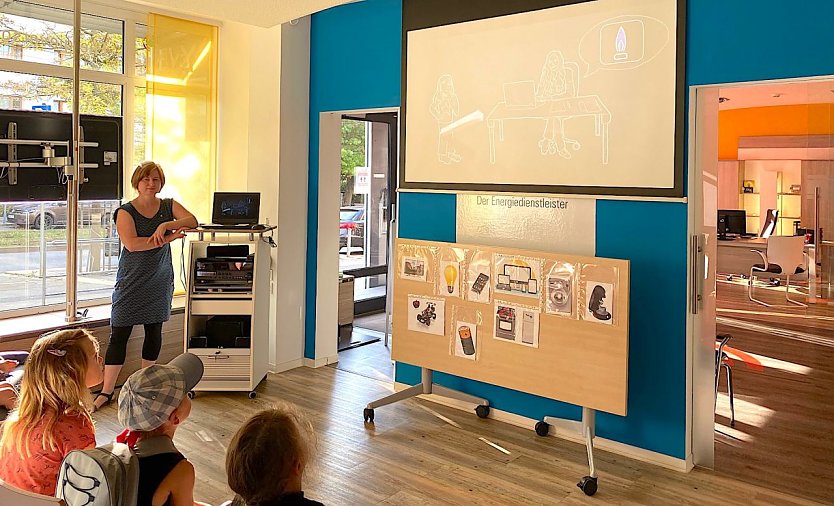 Vorschulkinder zu Besuch bei der EVN (Foto: Ulrike Wille)