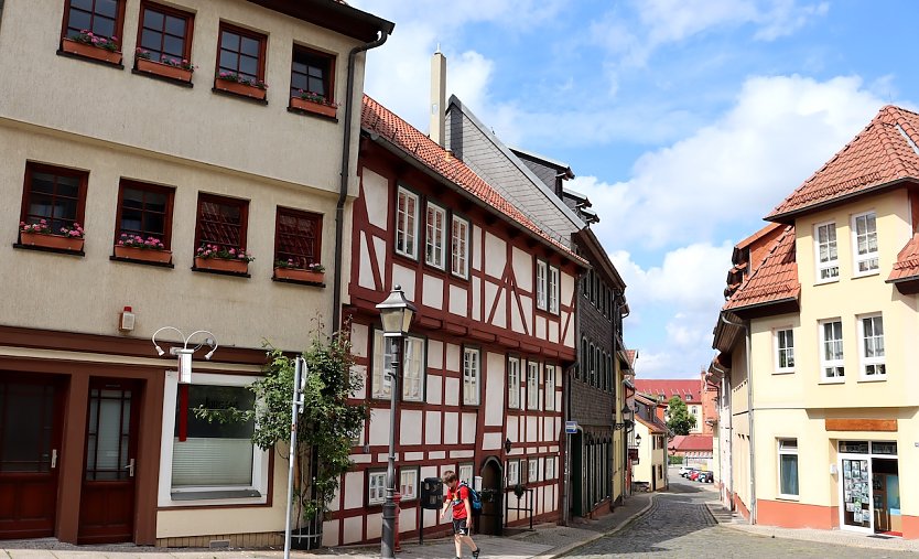 Die Altstadt Nordhausens ohne ein Auto (Foto: ©Stadtverwaltung Nordhausen)