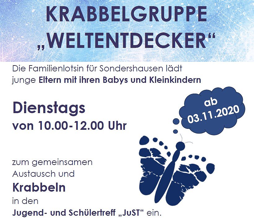 Krabbelgruppe „Weltentdecker“ im „JuST“ (Foto: Kreisjugendring)