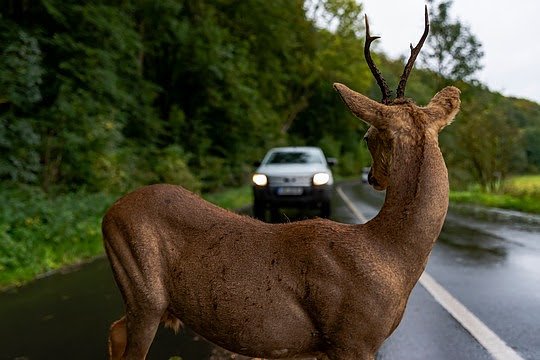 Tiere kennen keine Zeitumstellung - darum Vorsicht im Herbst. (Foto: Thorsten Mohr)