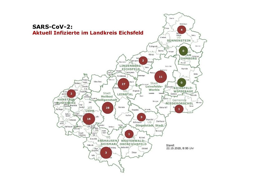 Landkreis Eichsfeld (Foto: Aktuelle Infektionszahlen )