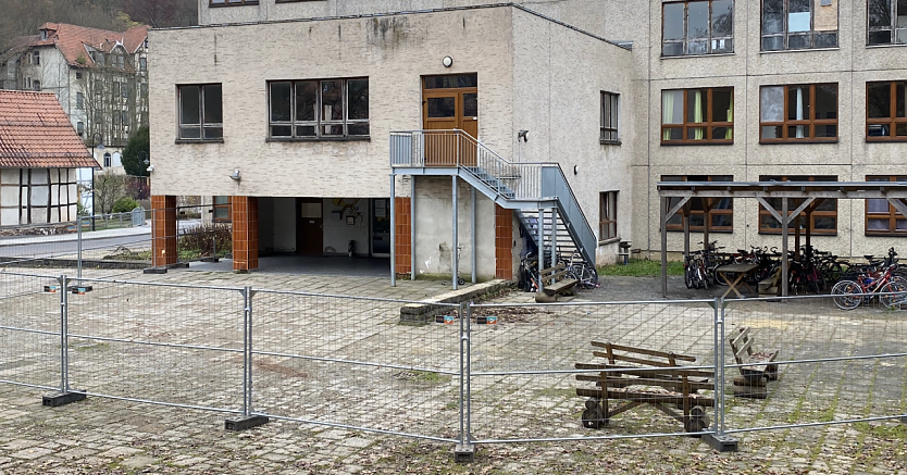 Eingez&auml;unte Gemeinschaftsunterkunft in S&uuml;lzhayn (Foto: privat)