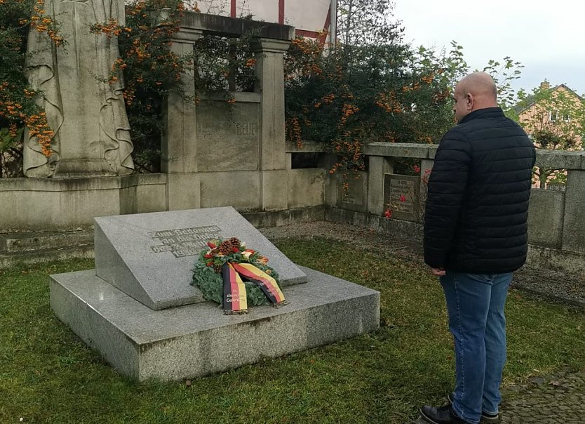 B&uuml;rgermeister Steffen Gr&ouml;bel (Foto: Silvia Kramer)