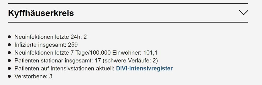 Corona Gesamtübersicht Thüringen und Ausschnitt Kyffhäuserkreis (Foto: Landesregierung) Corona Gesamtübersicht Thüringen und Ausschnitt Kyffhäuserkreis (Foto: Landesregierung)