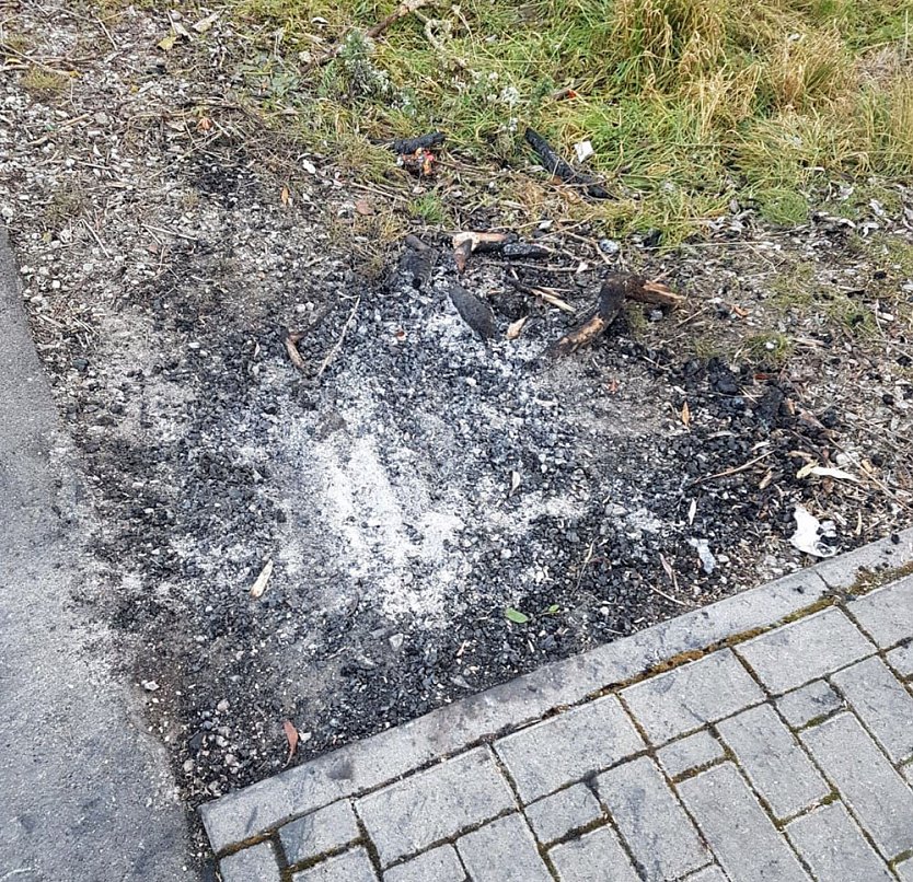 Wieder Vandalismus am Radweg (Foto: privat - Steffen Kellermann)